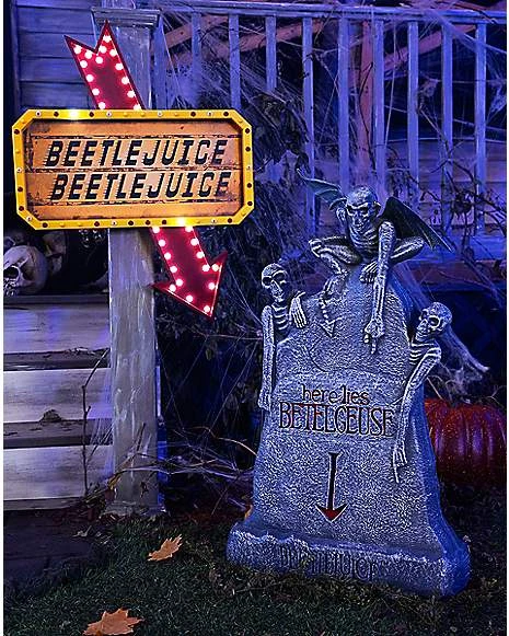 LED Here Lies Beetlejuice Tombstone 3 LED Here Lies Beetlejuice Tombstone - Image 3