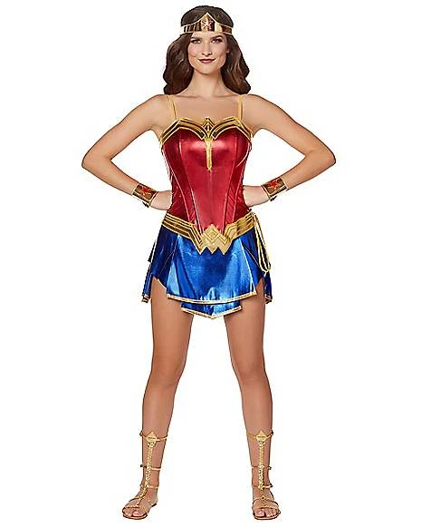 Adult Wonder Woman 1984 Corset - Wonder Woman 3 Adult Wonder Woman 1984 Corset - Wonder Woman - Image 3