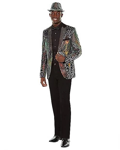 Adult '20s Multicolored Jacket 4 Adult '20s Multicolored Jacket - Image 4