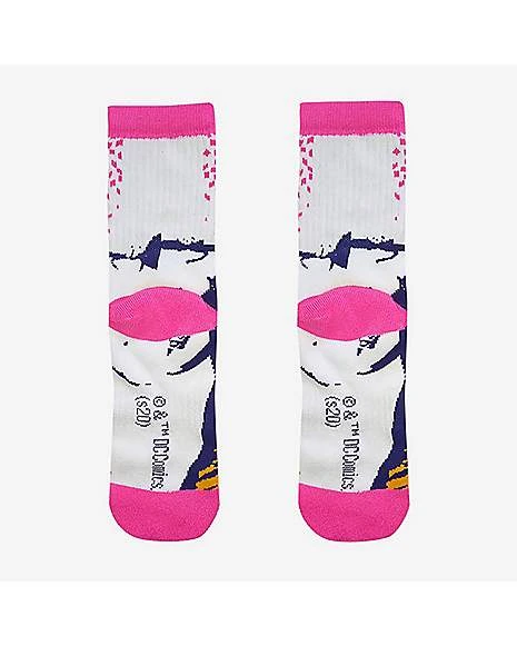Harley Quinn Face Crew Socks - Birds Of Prey 2 Harley Quinn Face Crew Socks - Birds Of Prey - Image 2