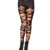Black Punk Tattered Tights