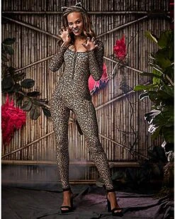 Adult Cheetah Catsuit Costume