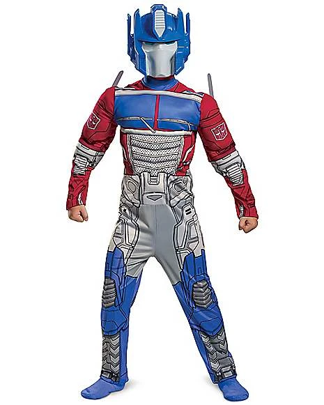 Kids Muscle Optimus Prime Costume - Transformers 1 Kids Muscle Optimus Prime Costume - Transformers