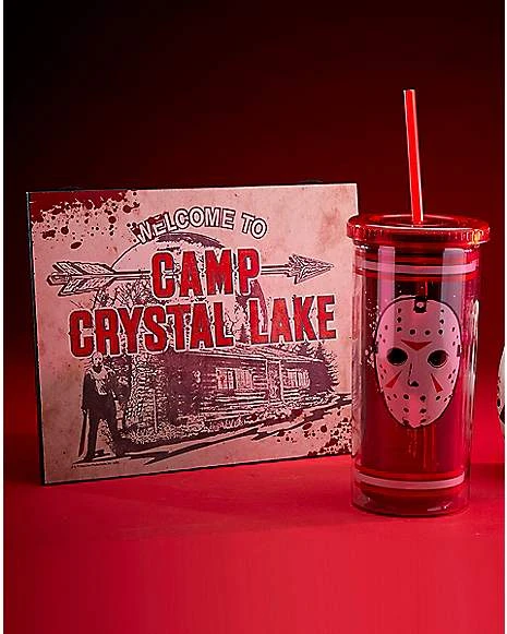 Welcome To Camp Crystal Lake Sign - Friday The 13th 3 Welcome To Camp Crystal Lake Sign - Friday The 13th - Image 3