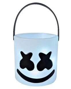 Light-Up LED Marshmello Treat Bucket