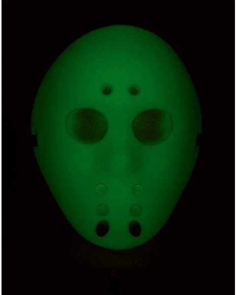 Glow In The Dark Hockey Half Mask 4 Glow In The Dark Hockey Half Mask - Image 4