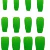 '80s Green Press On Nails