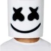 Adult Light-Up LED Marshmello Half Mask