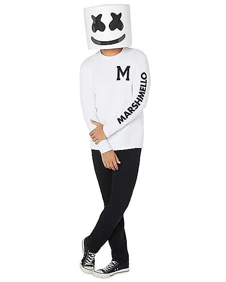Adult Marshmello Costume 3 Adult Marshmello Costume - Image 3