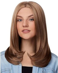 '90s Light Brown Flip Wig