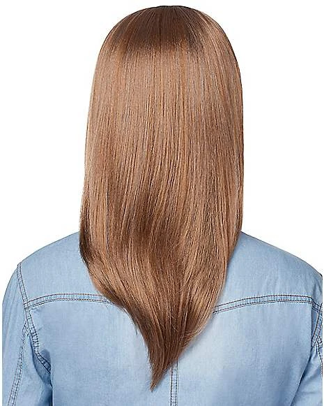 '90s Light Brown Flip Wig 2 '90s Light Brown Flip Wig - Image 2