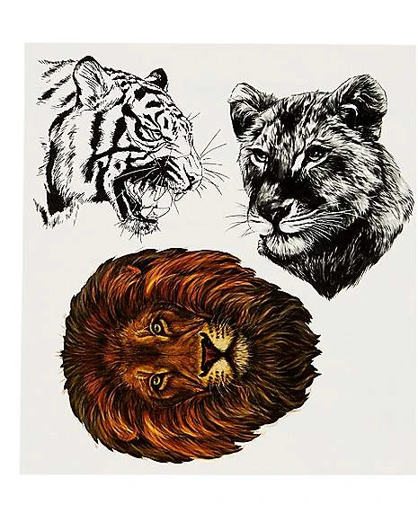 Big Cat Temporary Tattoos 3 Big Cat Temporary Tattoos - Image 3