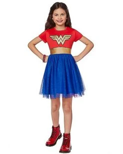 Kids Wonder Woman Dress 5 Kids Wonder Woman Dress -Online Halloween Costumes 01509157 c