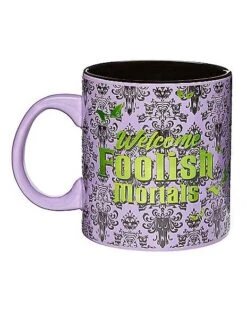Welcome Foolish Mortals Coffee Mug 20 Oz. - The Haunted Mansion