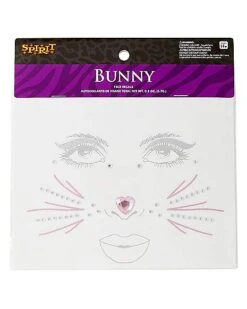 Gemstone Bunny Face Decals 5 Gemstone Bunny Face Decals -Online Halloween Costumes 01515196 c