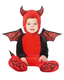 Baby Red Devil One Piece Costume