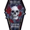 Gothic Skull Coffin Magnet