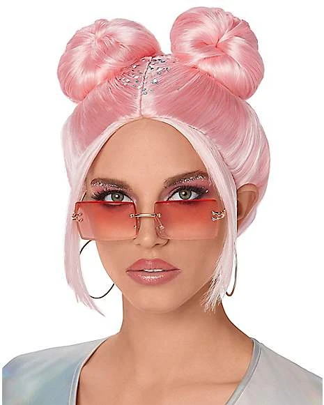 Space Cowgirl Buns Wig 1 Space Cowgirl Buns Wig