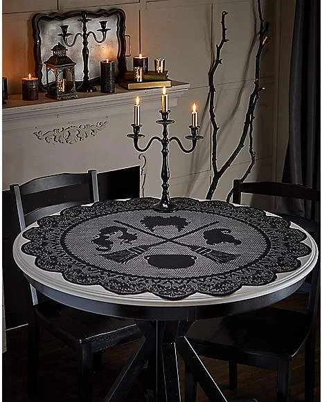 Round Tablecloth 40 Inch – Hocus Pocus 1 Round Tablecloth 40 Inch – Hocus Pocus