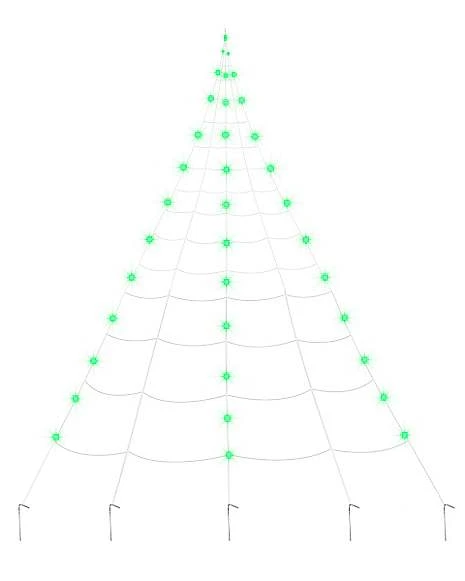 10 Ft. Light Up Green Spider Web 3 10 Ft. Light Up Green Spider Web - Image 3
