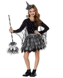Kids Webbed Spider Dress