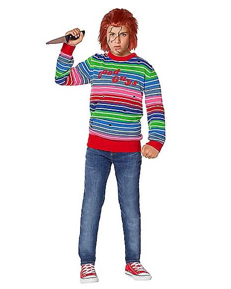 Kids Chucky Good Guys Costume Kit 1 Kids Chucky Good Guys Costume Kit