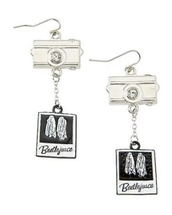 Beetlejuice Polaroid Earrings