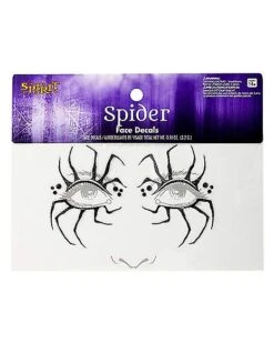 Spider Face Decals 5 Spider Face Decals -Online Halloween Costumes 01531409 c