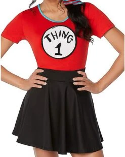 Adult Thing 1 And Thing 2 Costume Kit - Dr. Seuss -Online Halloween Costumes 01532308 c