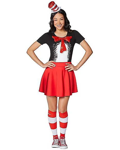 Adult Cat In The Hat Costume Kit - Dr. Seuss 1 Adult Cat In The Hat Costume Kit - Dr. Seuss