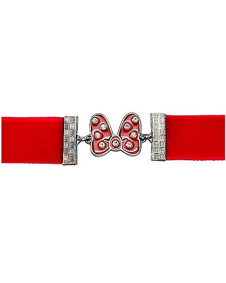 Minnie Mouse Bow Choker Necklace 2 Minnie Mouse Bow Choker Necklace - Image 2