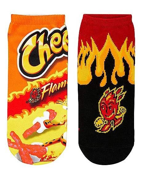 Cheetos No Show Socks - 2 Pair 1 Cheetos No Show Socks - 2 Pair