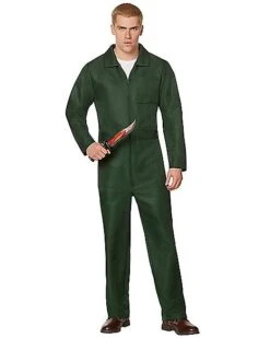 Adult Green Plus Size Jumpsuit