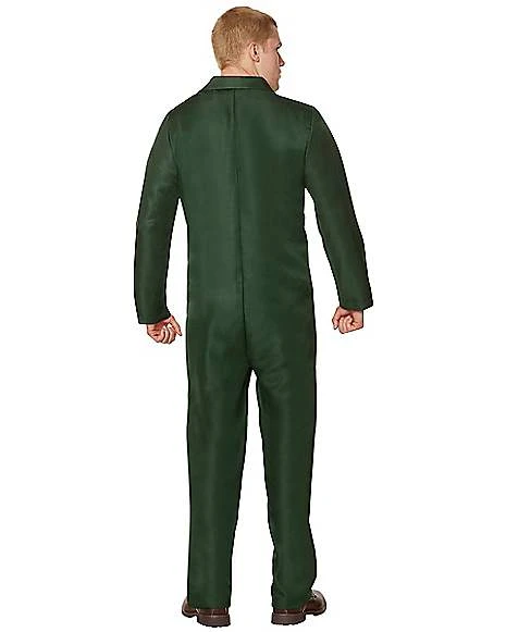 Adult Green Plus Size Jumpsuit 2 Adult Green Plus Size Jumpsuit - Image 2