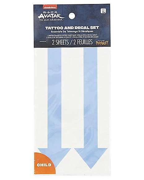 Kids Avatar The Last Airbender Temporary Tattoos 2 Kids Avatar The Last Airbender Temporary Tattoos - Image 2