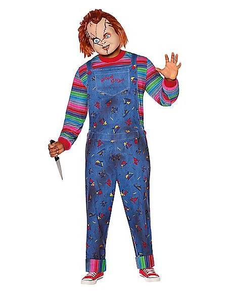 Adult Chucky Costume Deluxe 1 Adult Chucky Costume Deluxe