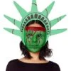 EL Wire LED Lady Liberty Half Mask - The Purge
