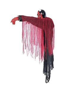 4 Ft Light-Up Hanging Vintage Devil Decoration -Online Halloween Costumes 01546365 c