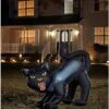 4 Ft Light-Up Scary Cat Inflatable - Decorations