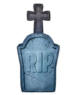 4 Ft Light-Up Tombstone Inflatable Decoration -Online Halloween Costumes 01547496 c