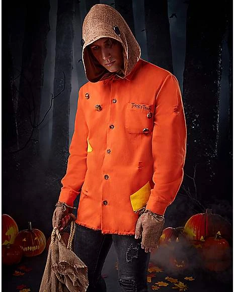 Sam Hooded Button-Up Shirt - Trick 'r Treat 1 Sam Hooded Button-Up Shirt - Trick 'r Treat