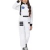 Kids White NASA Jumpsuit Costume