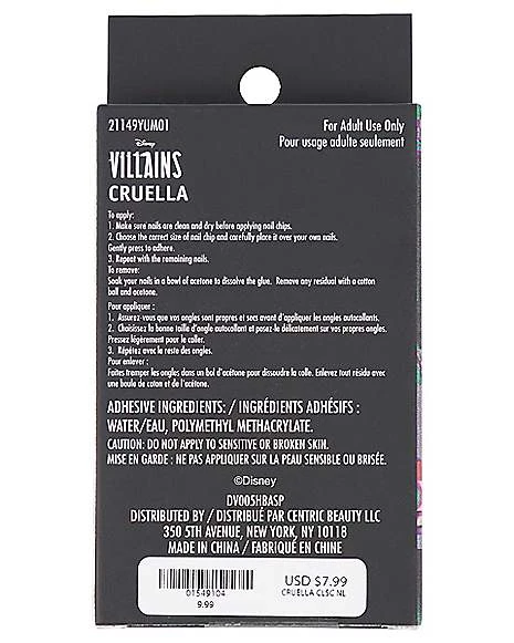 Classic Cruella Press On Nails - Disney Cruella 3 Classic Cruella Press On Nails - Disney Cruella - Image 3