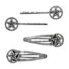 Pentagram Hair Clips