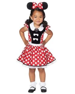 Toddler Minnie Mouse Red Dress Costume - Mickey And Friends