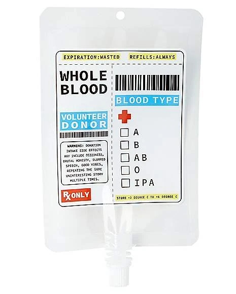 Nurse Blood Bag Flask 2 Nurse Blood Bag Flask - Image 2