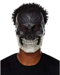 Light-Up Dark Skeleton Mask