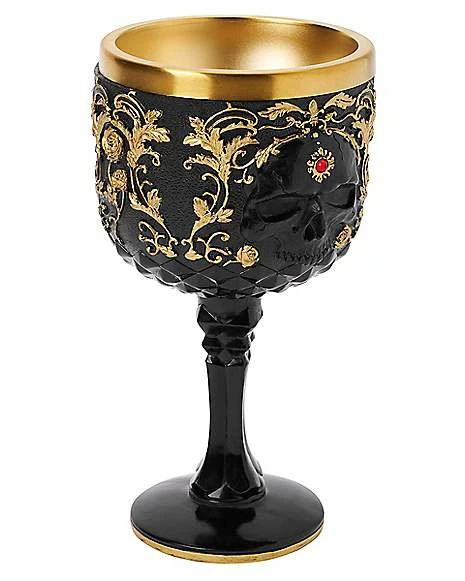 Gothic Noir Skull Goblet 2 Gothic Noir Skull Goblet - Image 2