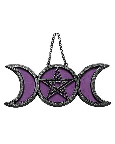 Mystical Arts Moon Phase Glass Sign 1 Mystical Arts Moon Phase Glass Sign