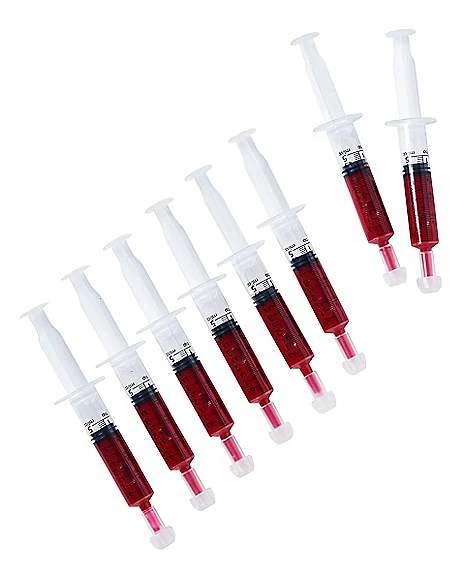 Blood Slime Syringes - 8 Pack 2 Blood Slime Syringes - 8 Pack - Image 2